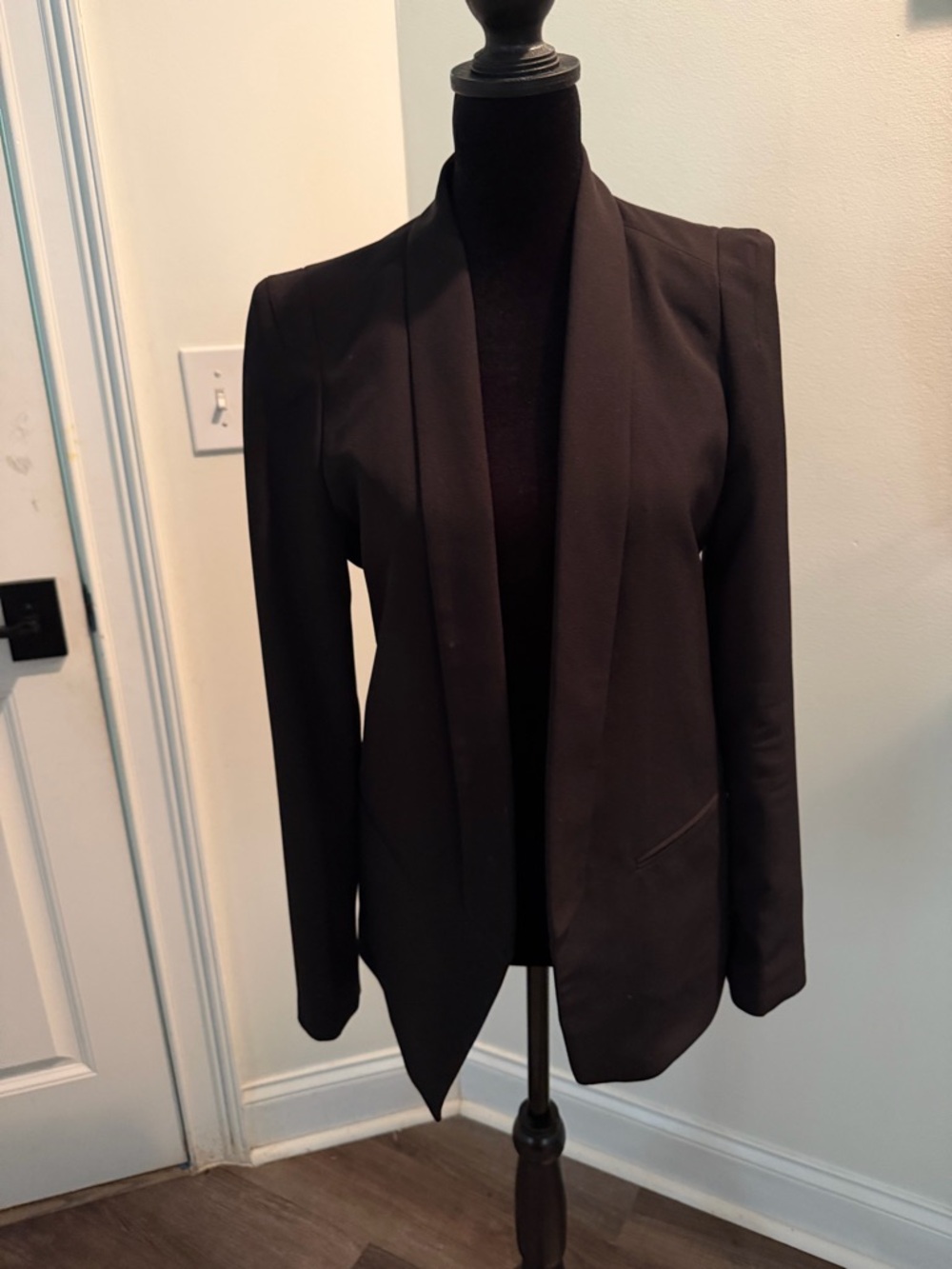 H&M Black Open-Front Women's Blazer Jacket